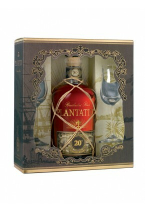 PLANTATION RUM XO 20th Anniversary Cof. 2 Verres