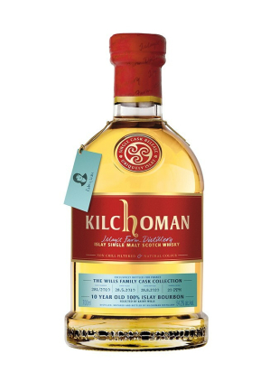 KILCHOMAN 10 Ans 2010 Family Cask Collection Bourbon Barrel SC Selected By Kathy Wills French Connections